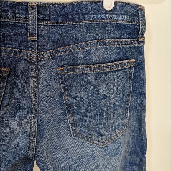Current/Elliot The Stiletto Blue Rose Jeans - Picture 7 of 9